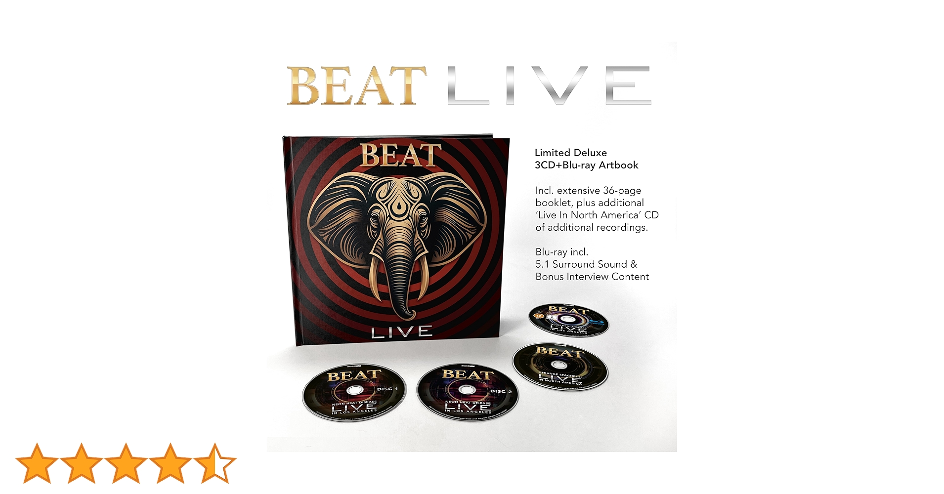 Amazon.co.jp: Live (Ltd. Deluxe 3CD+Blu-ray Artbook): ミュージック